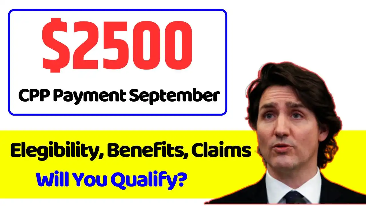 2500 CPP Payment for September canada