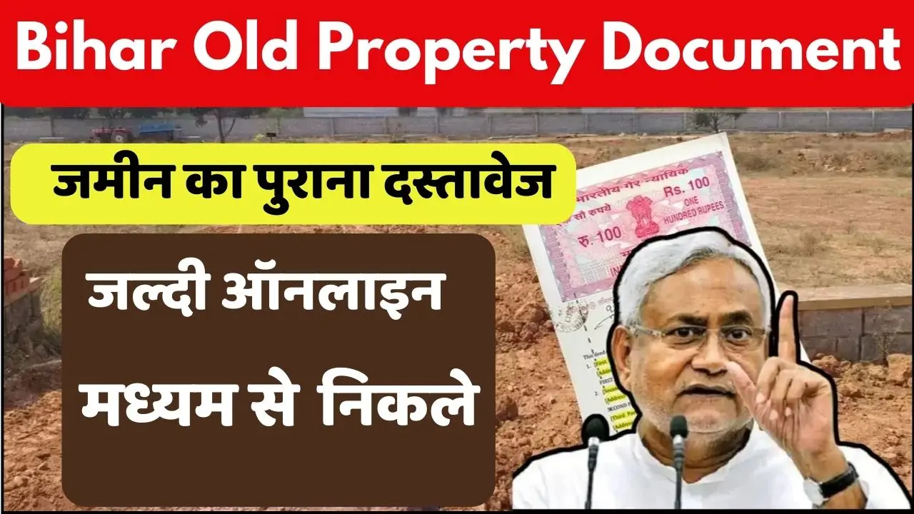 Bihar Old Property Document