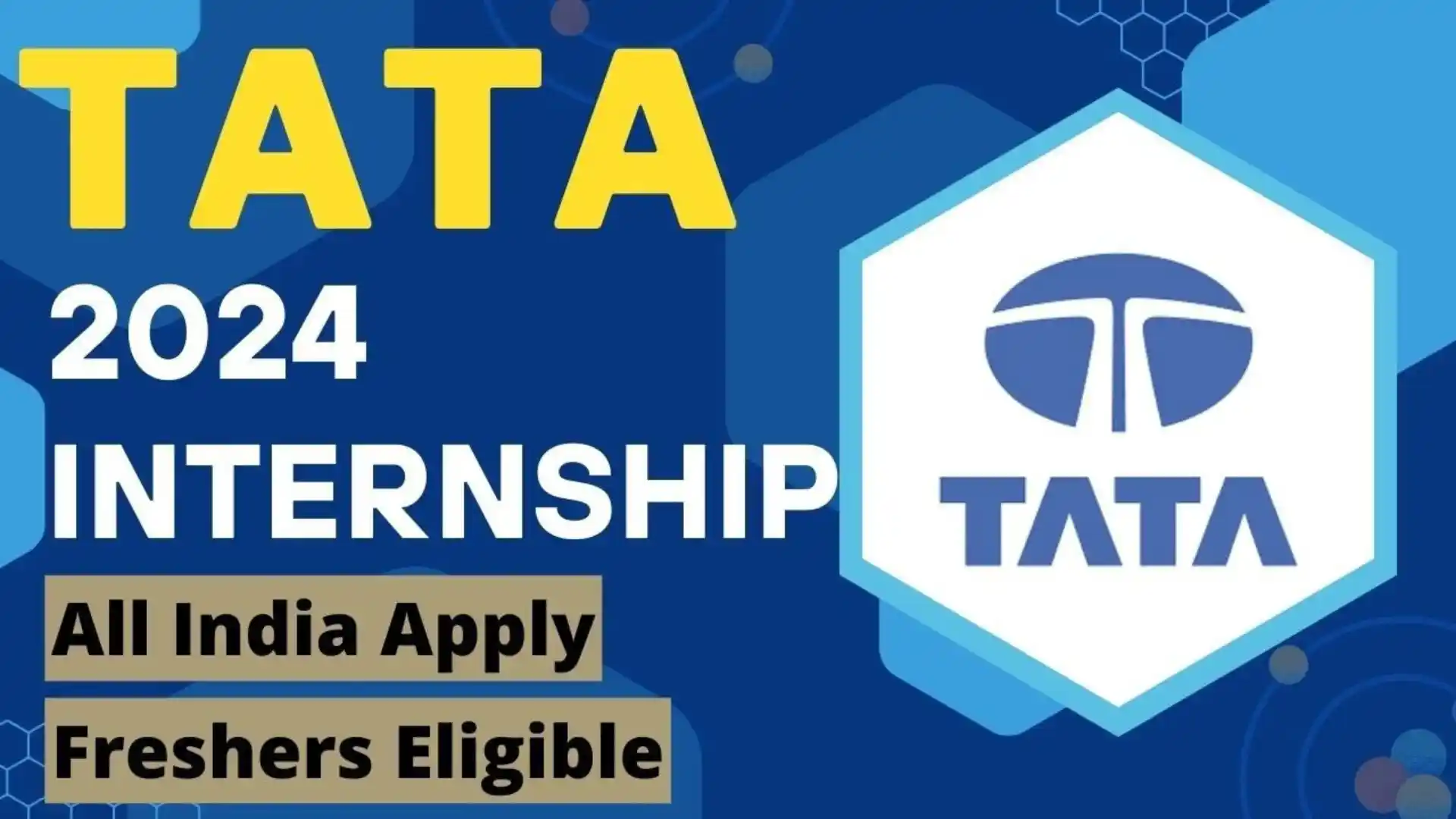 tata hr internship for freshers 2024